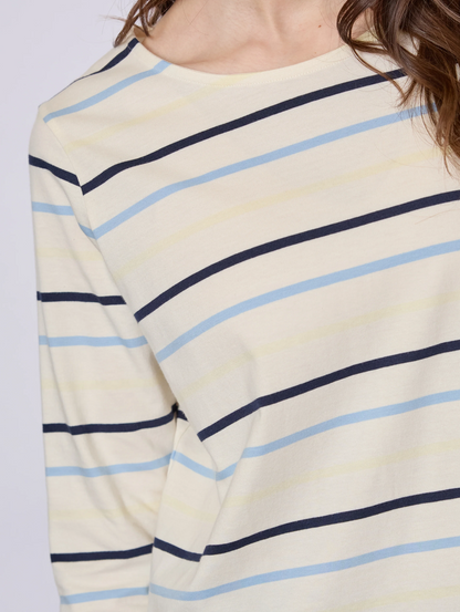 RedGreen Croco Stripe T-shirt Blue