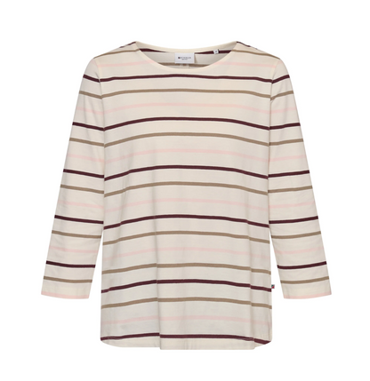 RedGreen Croco Stripe T-shirt Rose