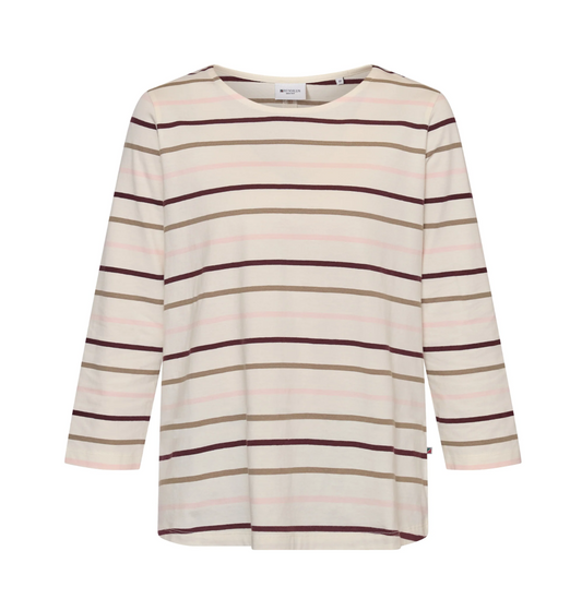 Croco Rose Stripe T-shirt