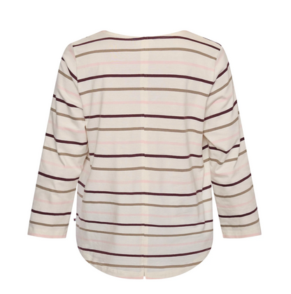 RedGreen Croco Stripe T-shirt Rose