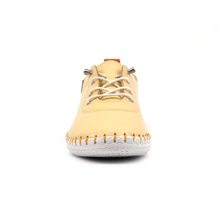 Lunar Shoes St Ives Plimsolls Lemon