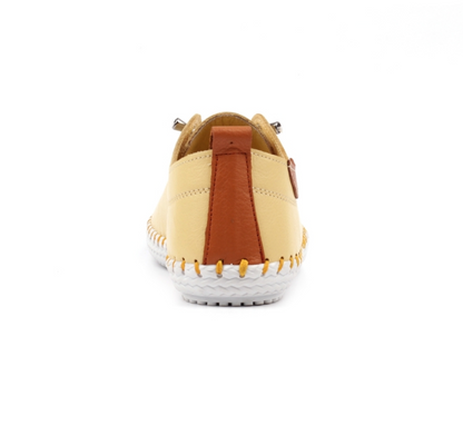Lunar Shoes St Ives Plimsolls Lemon