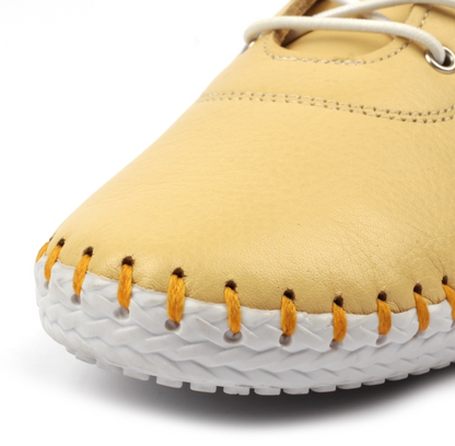 Lunar Shoes St Ives Plimsolls Lemon