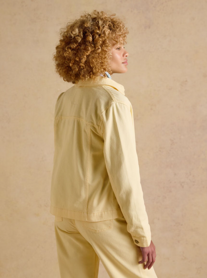 Marlow Light Yellow Denim Jacket