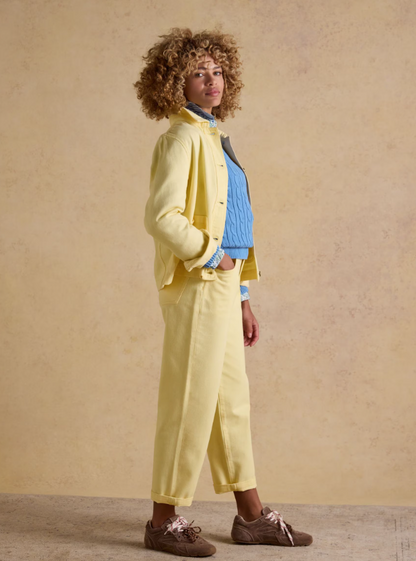 Marlow Light Yellow Denim Jacket