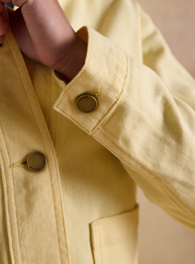 Marlow Light Yellow Denim Jacket