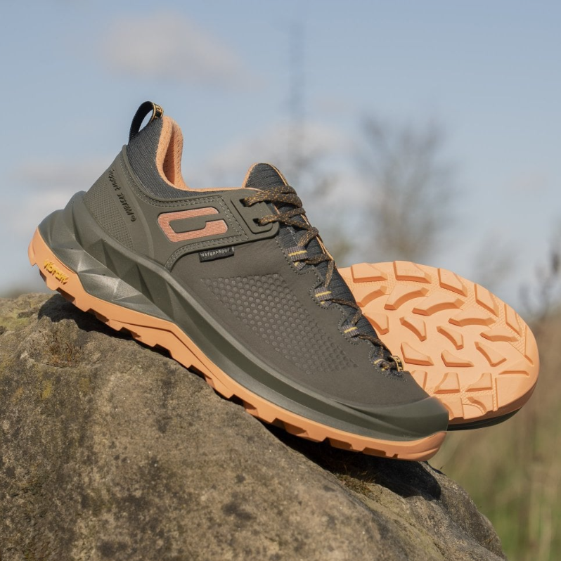 Grisport Lady Nomad Wide Fit Walking Shoes Green