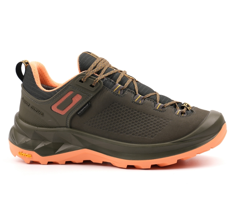 Grisport Lady Nomad Wide Fit Walking Shoes Green