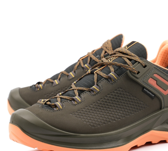 Grisport Lady Nomad Wide Fit Walking Shoes Green