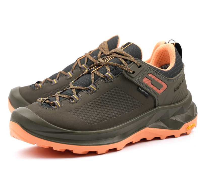 Grisport Lady Nomad Wide Fit Walking Shoes Green