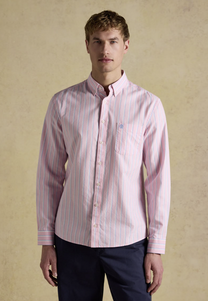 Joules Classic Fit Oxford Shirt Pink