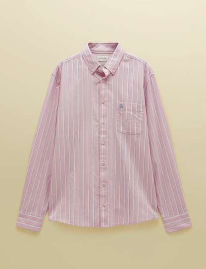 Joules Classic Fit Oxford Shirt Pink