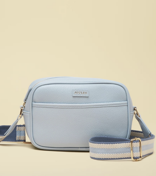 Joules Trent Cross Body Bag Pale Blue