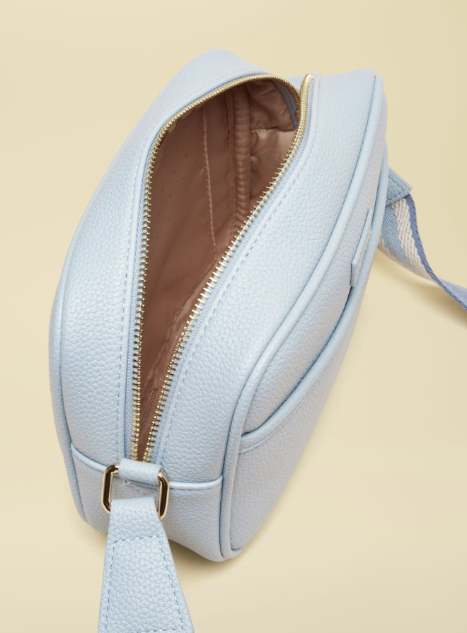 Joules Trent Cross Body Bag Pale Blue