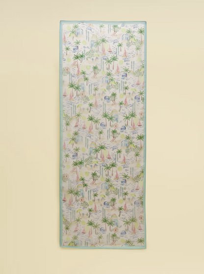 Joules Abberton Palm Print Printed Scarf