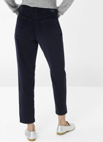 Brax Mary Corduroy Trousers Navy
