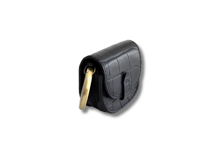 Barkworth Reeve Muckton Mini Leather Pouch Navy