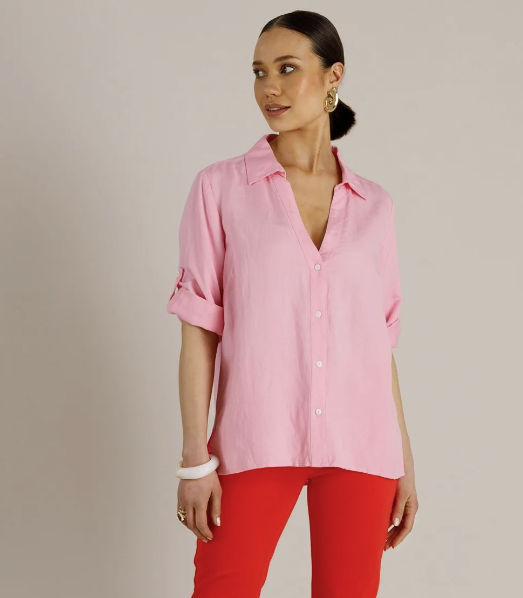 Yest Mietta Blouse Bright Pink