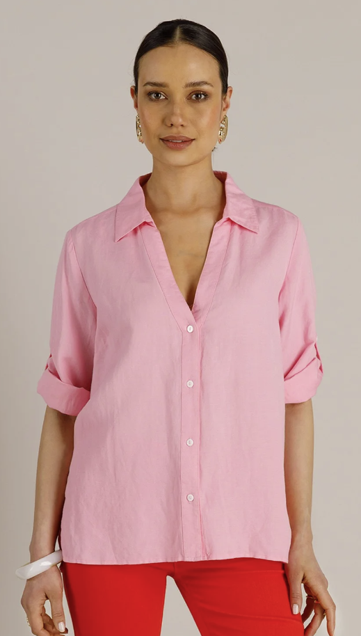 Yest Mietta Blouse Bright Pink