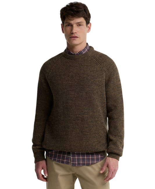 Barbour Horseford Crew Neck Sweater Camel