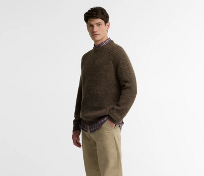 Barbour Horseford Crew Neck Sweater Camel