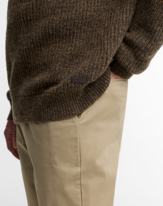 Barbour Horseford Crew Neck Sweater Camel
