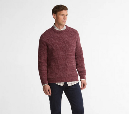 Barbour Horseford Crew Neck Sweater Mauve