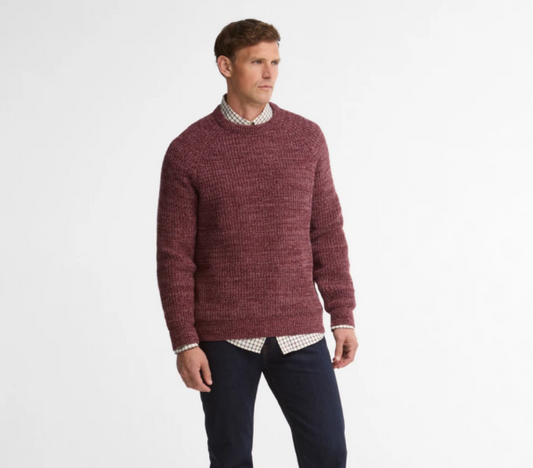 Barbour Horseford Crew Neck Sweater Mauve