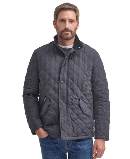 Barbour Shoveler Quilted Jacket Navy