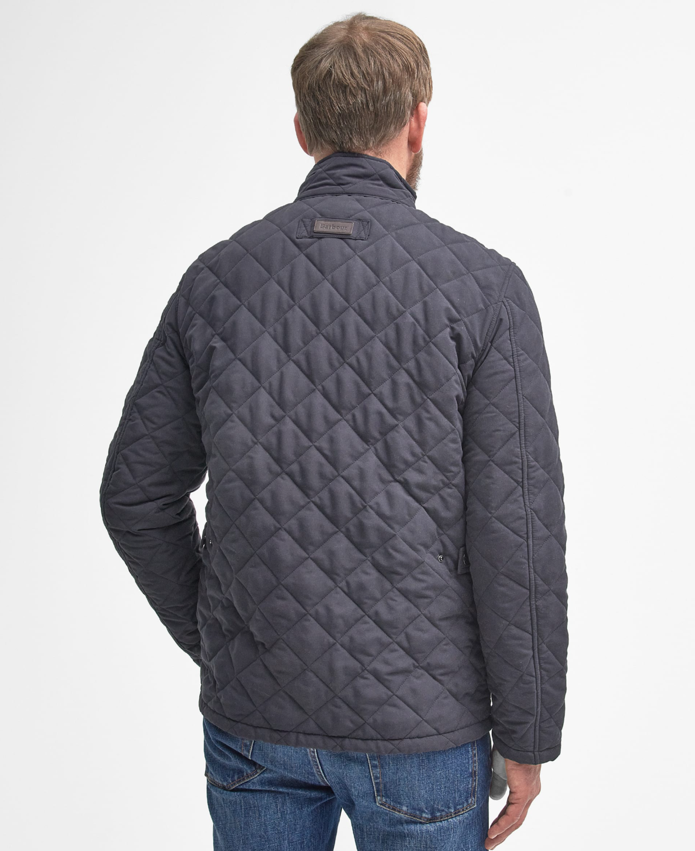 Barbour Shoveler Quilted Jacket Navy