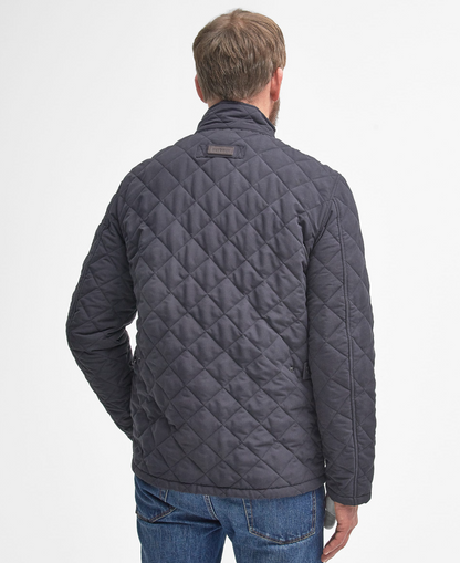 Barbour Shoveler Quilted Jacket Navy