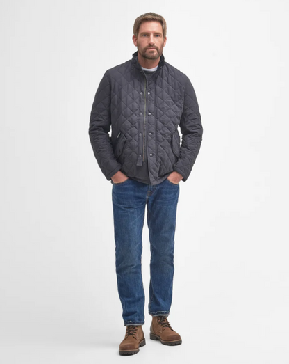 Barbour Shoveler Quilted Jacket Navy
