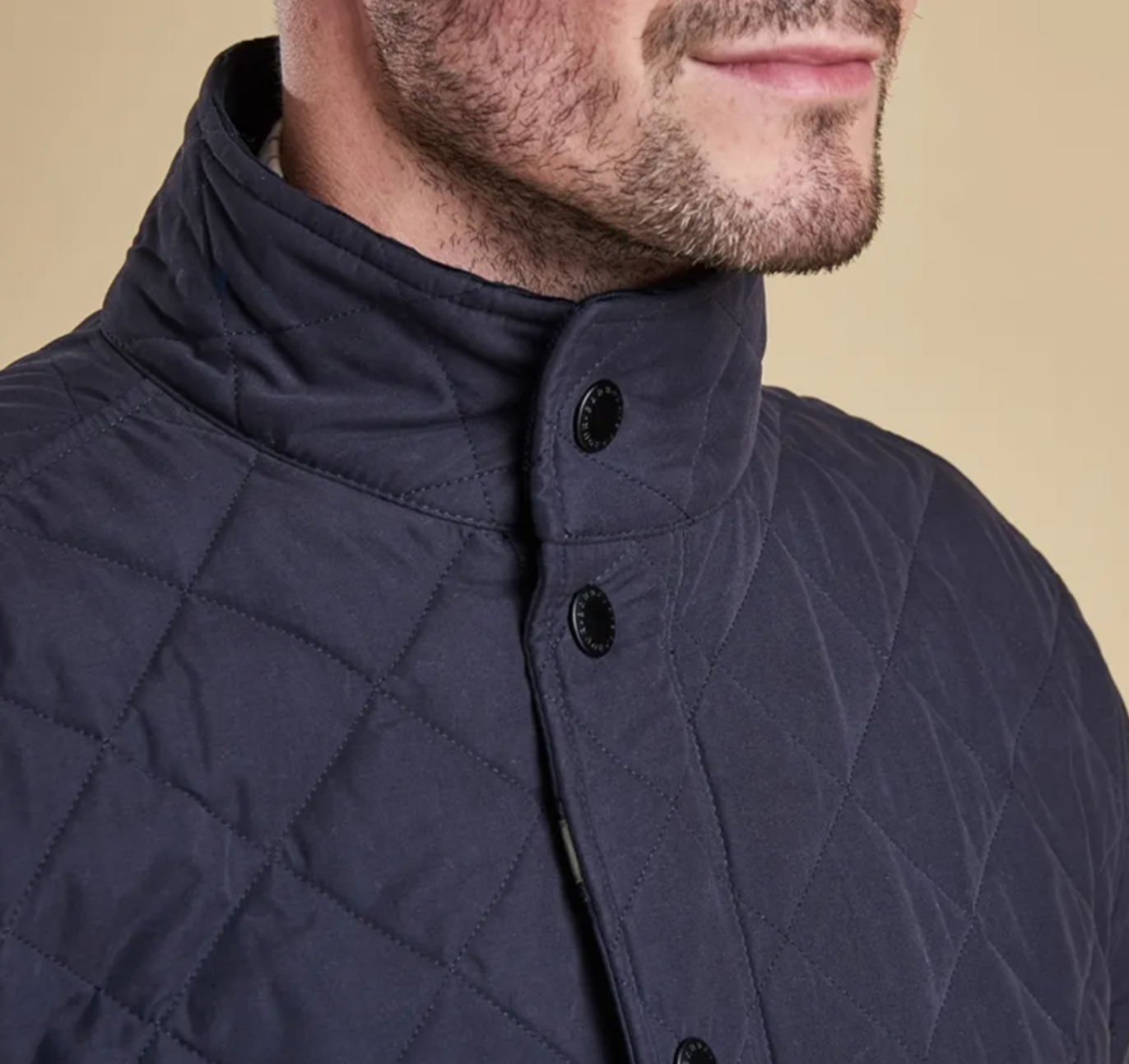 Barbour Shoveler Quilted Jacket Navy