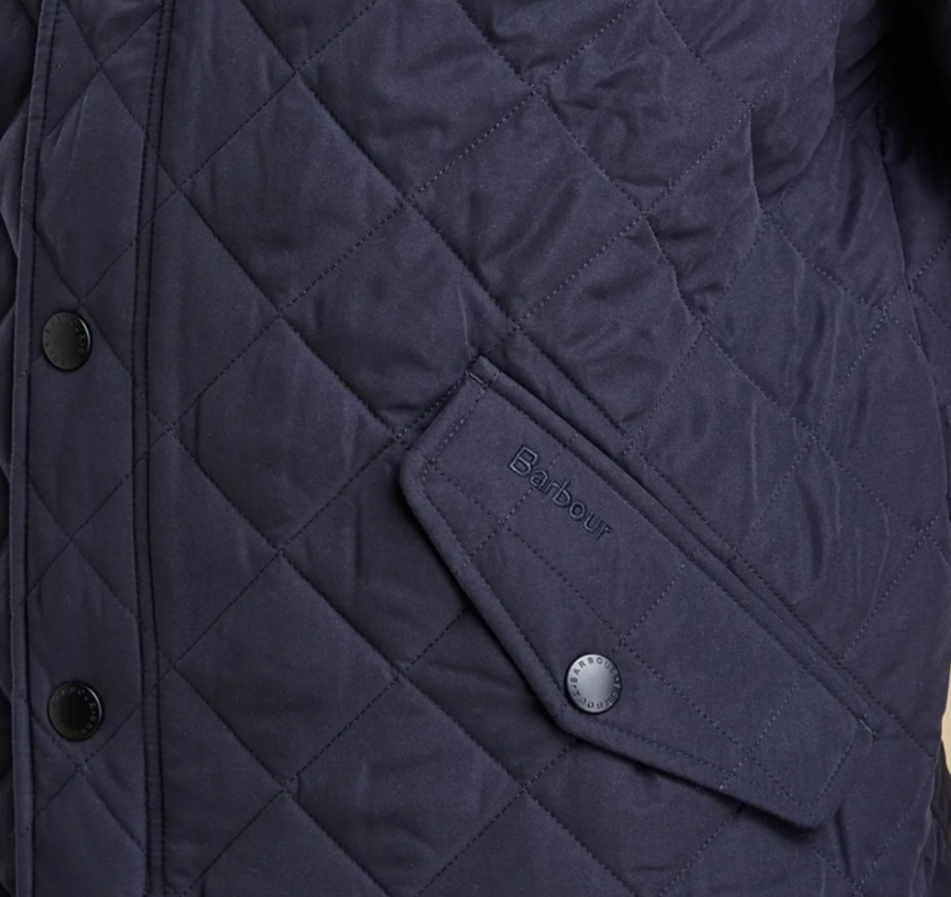 Barbour Shoveler Quilted Jacket Navy
