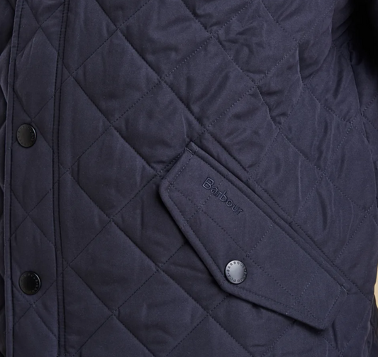 Barbour Shoveler Quilted Jacket Navy