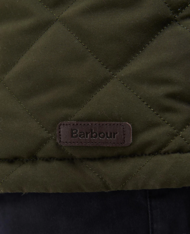 Barbour Waterproof Shoveler Quilted Jacket Dark Olive