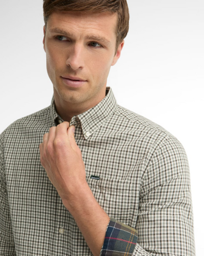 Barbour Padshaw Tailored Shirt Olive
