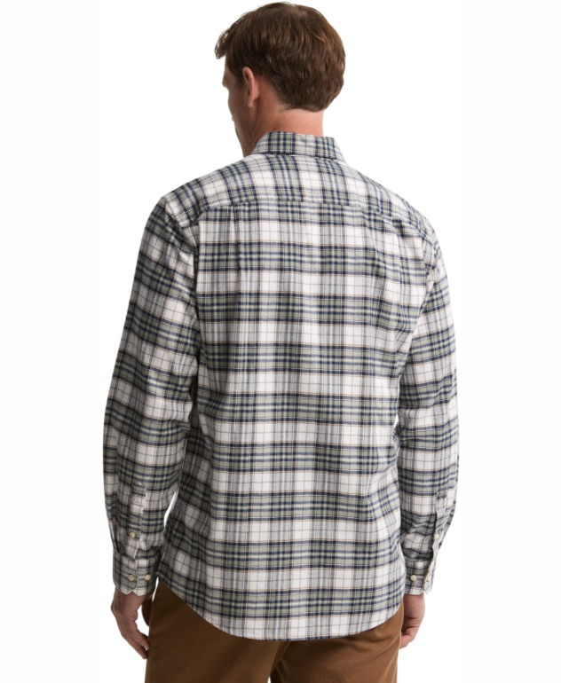 Barbour Telfield Regular Fit Checked Shirt Navy