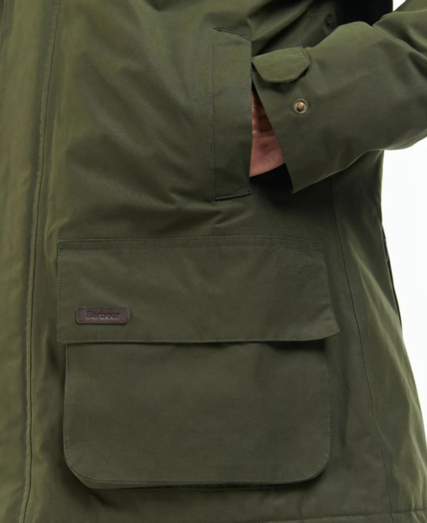 Barbour Beaconsfield Waterproof Jacket Olive