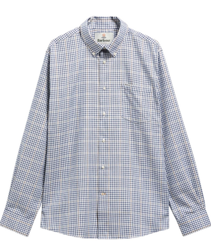 Barbour Henderson Thermo Weave Shirt Deep Blue