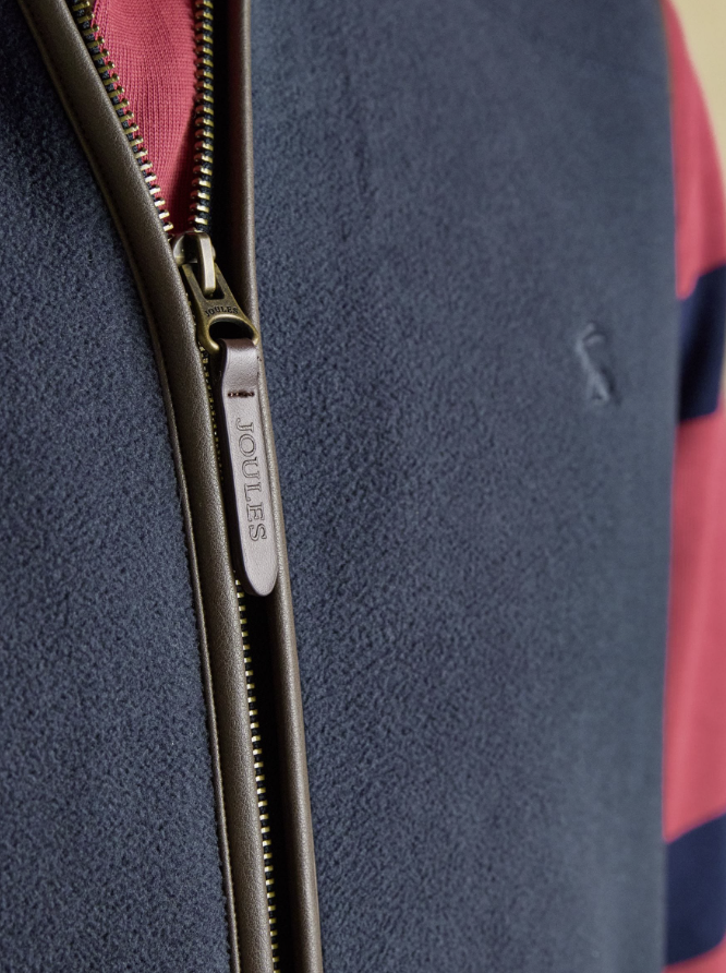 Joules Heritage Fleece Gilet Navy