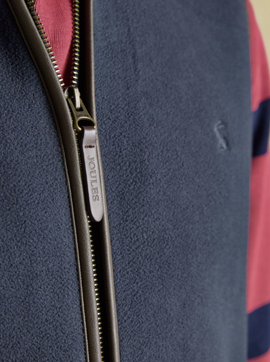 Joules Heritage Fleece Gilet Navy