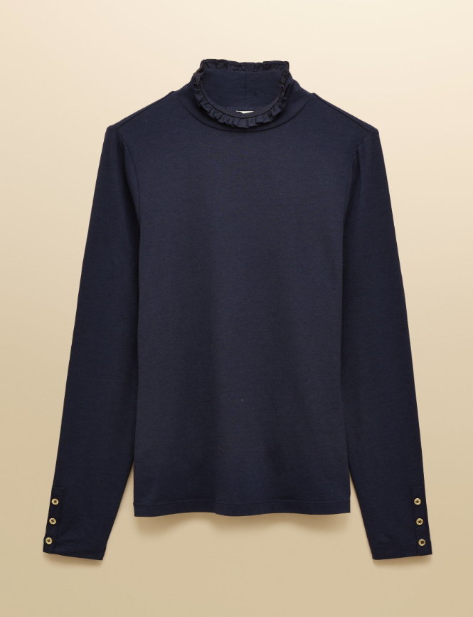 Joules Amy Jersey Top Navy
