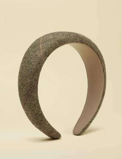 Joules Tessie Green Tweed Headband