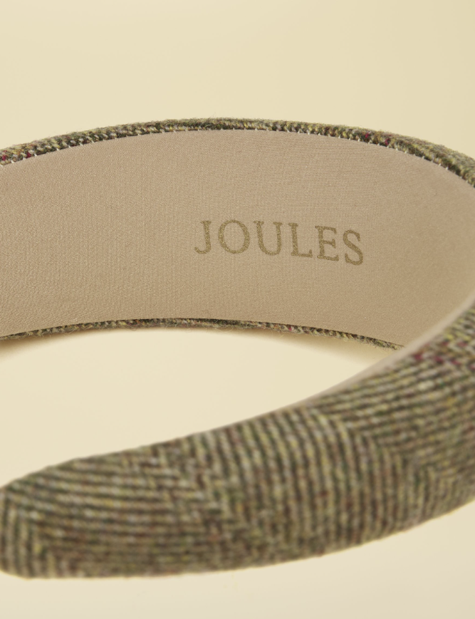 Joules Tessie Green Tweed Headband
