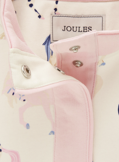 Joules Burnham Horse Print Sweatshirt Cream
