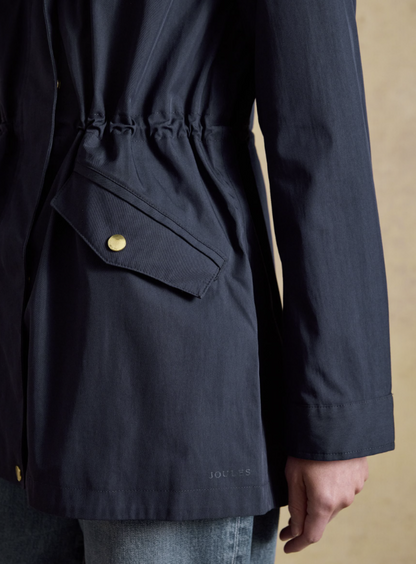 Joules Portwell Hooded Waterproof Raincoat Navy