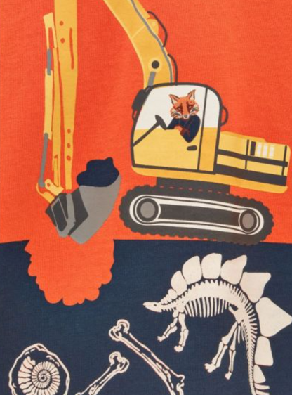 Joules Finlay Digger Long Sleeve Graphic T-shirt