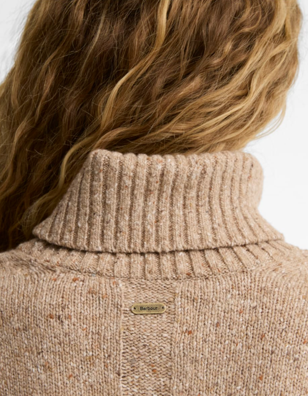 Barbour Stanford Fleck Knitted Jumper Warm Trench