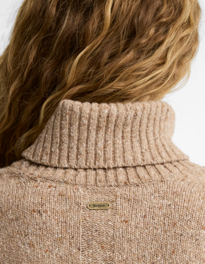 Barbour Stanford Fleck Knitted Jumper Warm Trench